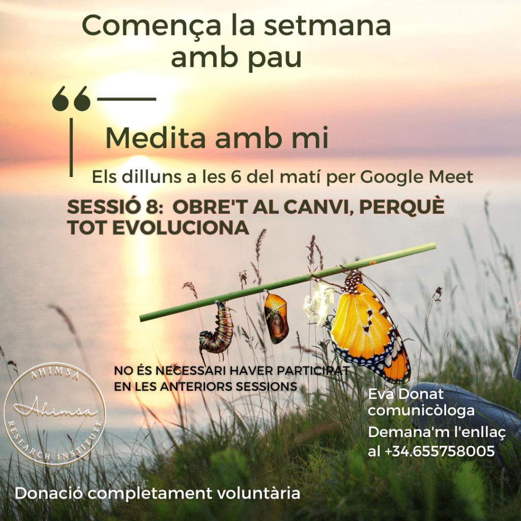 Sessió 8: Obre’t al canvi, perquè tot&nbsp;evoluciona!